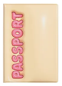 Купить Обложка для паспорта Passport 3D (желтая) (ОП2024-412) — Фото №1