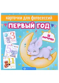 Купить Карточки для фотосессий "Первый год". 12 карточек — Фото №1