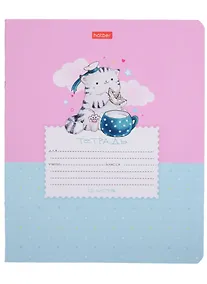 Купить Тетрадь в косую линейку Hatber, "Приключения кота Пирожка", 12 листов, в ассортименте — Фото №1