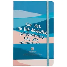 Купить Книга для записей А5 64л лин. "Paints" 7БЦ, резинка, ляссе, тонир.блок — Фото №1