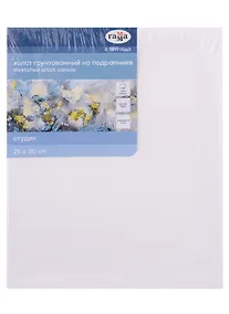 Купить Холст на подрамнике  25*30см "Студия", 100% хлопок, мелкое зерно, Гамма — Фото №1