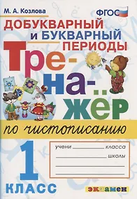 Купить Тренажер по чистописанию. Добукварный и букварный периоды. 1 класс — Фото №1