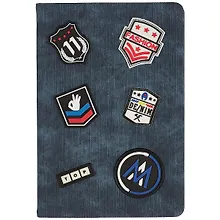 Купить Записная книжка «Софт-тач джинс синий», 192 страницы, А5 — Фото №1