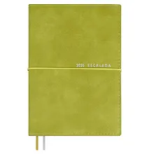 Купить Ежедневник дат. 2026г. А6+ 128л "Шеврет" оливковый, кожзам, мягк. переплет, застёжка-резинка, закладка, тисн. фольгой, офсет, справ.мат-лы, 2 ляссе, инд.уп — Фото №1