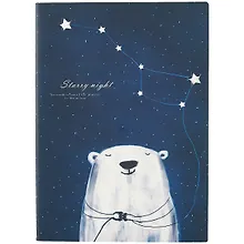 Купить Тетрадь в линейку Starry night, B5, 40 листов, в ассортименте — Фото №1