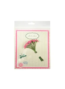 Купить Полевые цветы в букете Фуксия (14002901) (букетик) (упаковка) — Фото №1