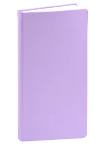 Купить Книга для записей А5- 80л тчк. "Grace. Фиалковый" интегр.обл., иск.кожа, скругл.углы, ляссе — Фото №1