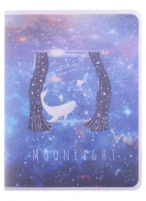 Купить Записная книжка А6 80л лин. "Moonlignt" в ПВХ-обложке, тонир.внутр.блок, ассорти — Фото №1