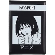 Купить Обложка для паспорта Аниме Девушка (Дзё) (ПВХ бокс) — Фото №1