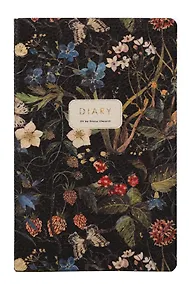 Купить Ежедневник недат. А5 128л "FLORA. ЛЕСНЫЕ ЯГОДЫ" иск.кожа, золотой срез, BrunoVisconti — Фото №1