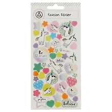 Купить Наклейки матовые единороги и кактусы — Фото №1