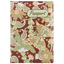 Купить Обложка для паспорта Узор Пейсли и бабочка (ОП2017-173) — Фото №1