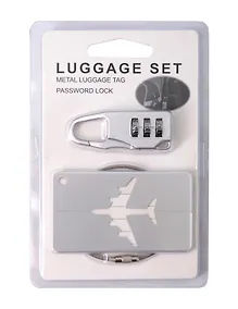 Купить Travel набор Бирка и замочек для багажа (металл) (12-travel22-B7) — Фото №1