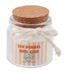 Купить Свеча ароматическая в стеклянной баночке с пробкой (12-250105-G13) — Фото №1