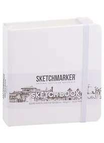 Купить Скетчбук 12*12 80л "Sketchmarker" белый, нелинованн. 140г/м2, слоновая кость, тв.обл. — Фото №1