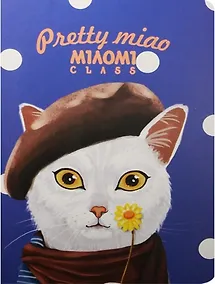 Купить Тетрадь в клетку Languo, Pretty Cat, 40 листов, в ассортименте — Фото №1