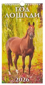 Купить Календарь 2026г 165*335 "Год Лошади. Вид 1" настенный, на спирали — Фото №1