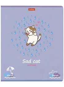 Купить Тетрадь в линейку Hatber, Catbook, 48 листов, в ассортименте — Фото №1