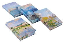 Купить Записная книжка А6 112л кл. "На реке" цв.срез, магнитная застежка, ассорти — Фото №1