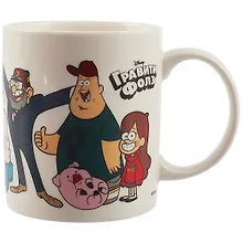 Купить Кружка Гравити Фолз Вся банда 350 мл. (фарфор) в подарочной упаковке — Фото №1