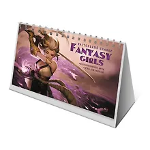 Купить Планнер 130*200 26л "Fantasy Girls"коричневый, настольный, картон.обл, офсет, на спирали, европодвес — Фото №1