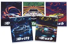 Купить Тетрадь 48л кл. "Драйв" мел.картон, ассорти — Фото №1