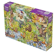 Купить Пазл 1000 элементов "Пикник в лесу" 480х670 мм — Фото №1