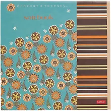 Купить Блокнот в точку «Цветочные узоры», 48 листов, А5 — Фото №1