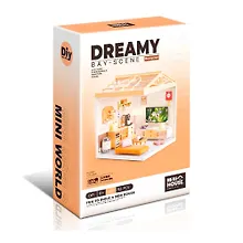 Купить 8006 Конструктор интерьерный для детского творчества – сборный домик Fairy Care «Роскошная современная гостиная», количество деталей - 92 (материалы: пластик, металл, картон), со световыми эффектами ( — Фото №1