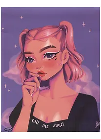 Купить Книга для записей А5 96л кл. "Girl (Эксклюзив)" интегр.перепл., ламинация soft-touch — Фото №1