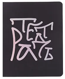 Купить Тетрадь 48л кл. "TOTAL BLACK. Notebook" цветной диз.картон, тиснение фольгой, гологр.линза, ассорти — Фото №1