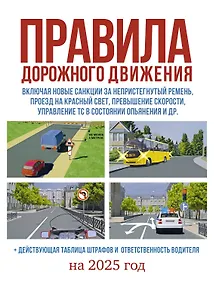 Купить Правила дорожного движения на 2025 год. Действующая таблица штрафов и ответственность водителя — Фото №1