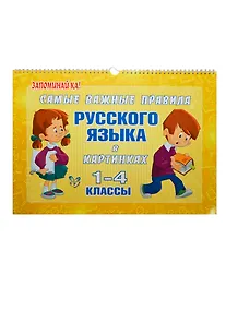 Купить Самые важные правила русского языка в картинках. 1-4 классы — Фото №1