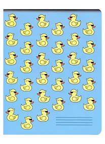 Купить Тетрадь в клетку Эксмо, "Уточка в очках", 48 листов — Фото №1