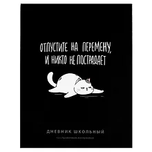 Купить Дневник школьный "Отпустите на перемену, и никто не пострадает" — Фото №1