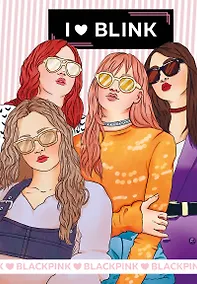 Купить Обложка для паспорта I love BLACKPINK — Фото №1