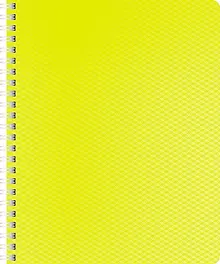 Купить Тетрадь в клетку Hatber, Diamond Neon, 80 листов, желтая — Фото №1