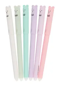 Купить Ручка гелевая Yoi, "Мишка", пиши-стирай синяя, в ассортименте — Фото №1