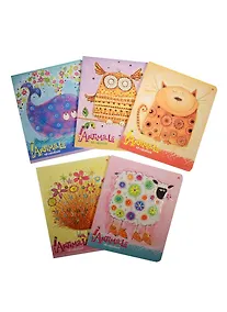 Купить Тетрадь в клетку Альт, "Праздник. веселые зверята", 48 листов, в ассортименте — Фото №1