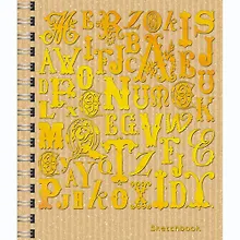 Купить Скетчбук «Коллекция шрифтов», А6, 80 листов — Фото №1