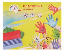 Купить Пластилин "Рисовашка", 12 цветов — Фото №1