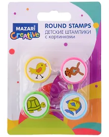 Купить Штампик детский с картинками, 4 шт — Фото №1