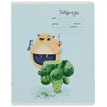 Купить Тетрадь в клетку Феникс+, "Каламбур", 12 листов, в ассортименте — Фото №1