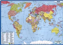 Купить Политическая карта мира — Фото №1