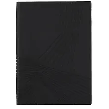 Купить Ежедневник недат. А6+ 126*174 160л "Кассандра" черный, кожзам, мягкий переплет, блинт.тисн, тонир.блок, ляссе — Фото №1
