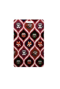 Купить Чехол для карточек Узоры сова лиса енот — Фото №1