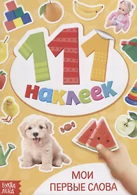 Купить Книжка с наклейками "Мои первые слова" — Фото №1