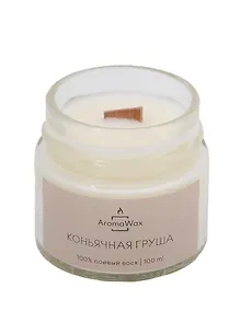 Купить Свеча ароматическая Коньячная груша (100мл) (AromaWax) — Фото №1