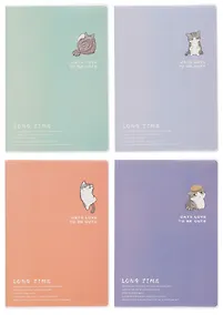 Купить Тетрадь в клетку "Котики", 64 листа, в ассортименте — Фото №1