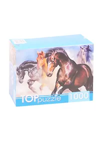 Купить Пазл Табун скакунов TOPpuzzle 1000 элементов ГИТП1000-2147 — Фото №1